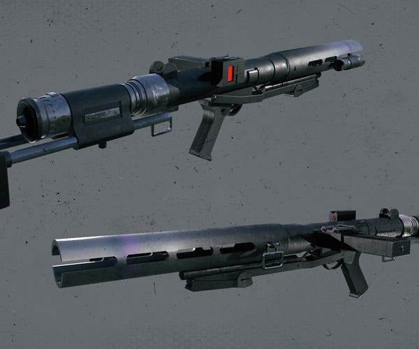 ArtStation - E-11D Blaster - Star Wars: Rogue One | Resources