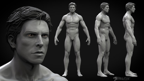 Production Ready Male BaseMesh and Zbrush Sculpt