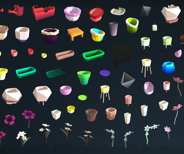 ArtStation - Mega Sprites pack - lots of pre-rendered props | Game Assets