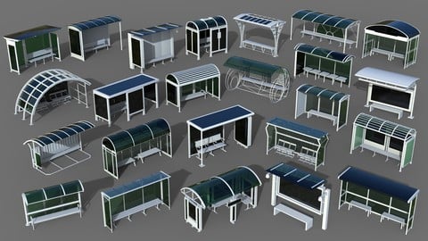 Bus Stops - 24 pieces