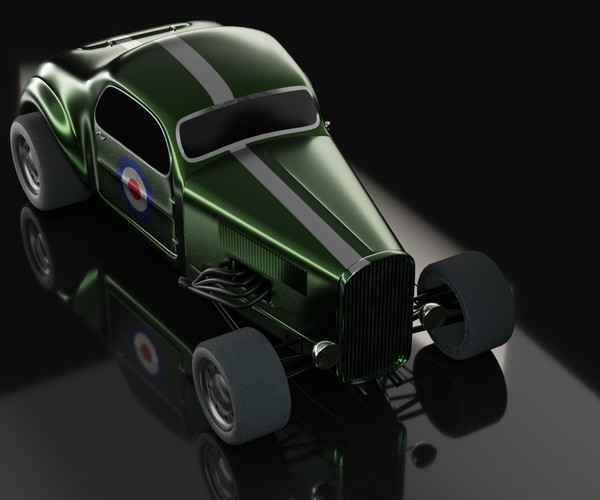 ArtStation - Hot Rod - Game-ready car | Game Assets