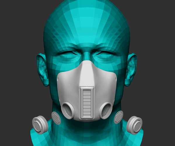 ArtStation Mask 3D Printing model Resources