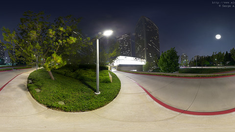 Cityscape HDRi Pano 005 + 22 backplates