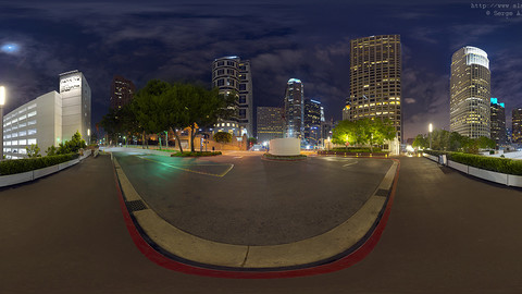 Cityscape HDRi Pano 009 + 12 backplates