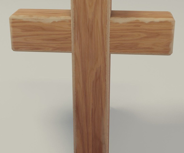 ArtStation - Wooden Cross 3D Model | Game Assets