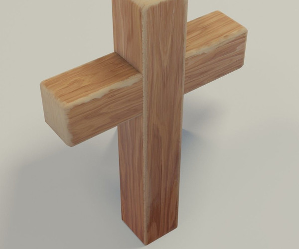 ArtStation - Wooden Cross 3D Model | Game Assets