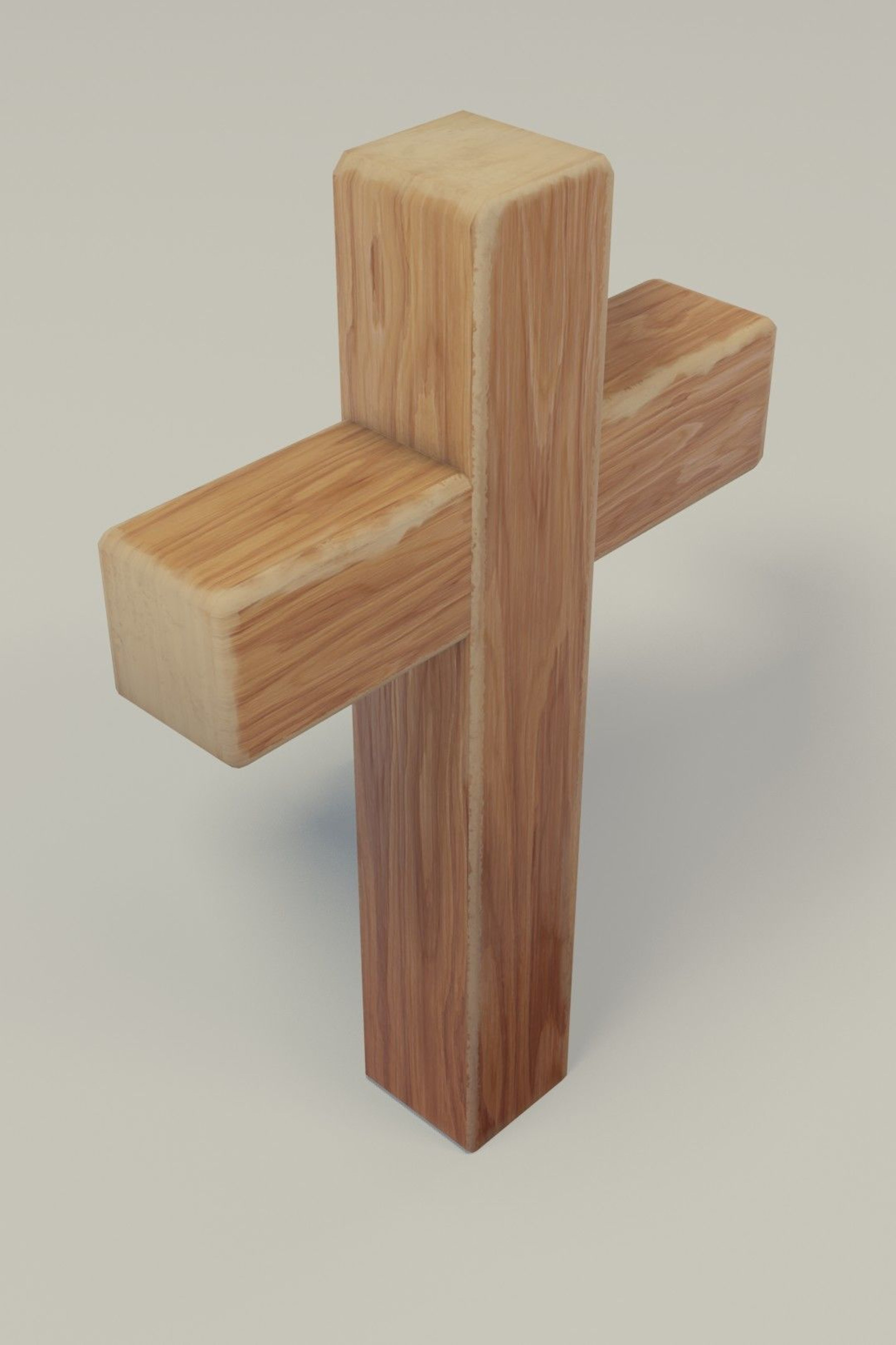 ArtStation - Wooden Cross 3D Model | Game Assets