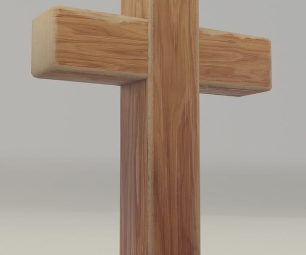 ArtStation - Wooden Cross 3D Model | Game Assets