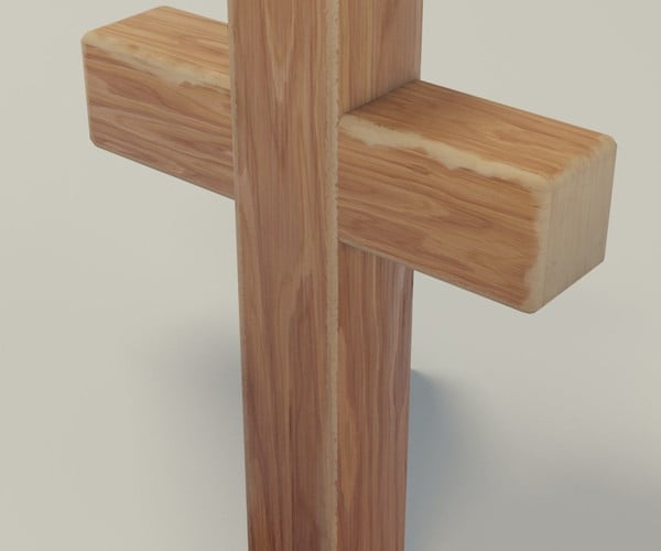 ArtStation - Wooden Cross 3D Model | Game Assets