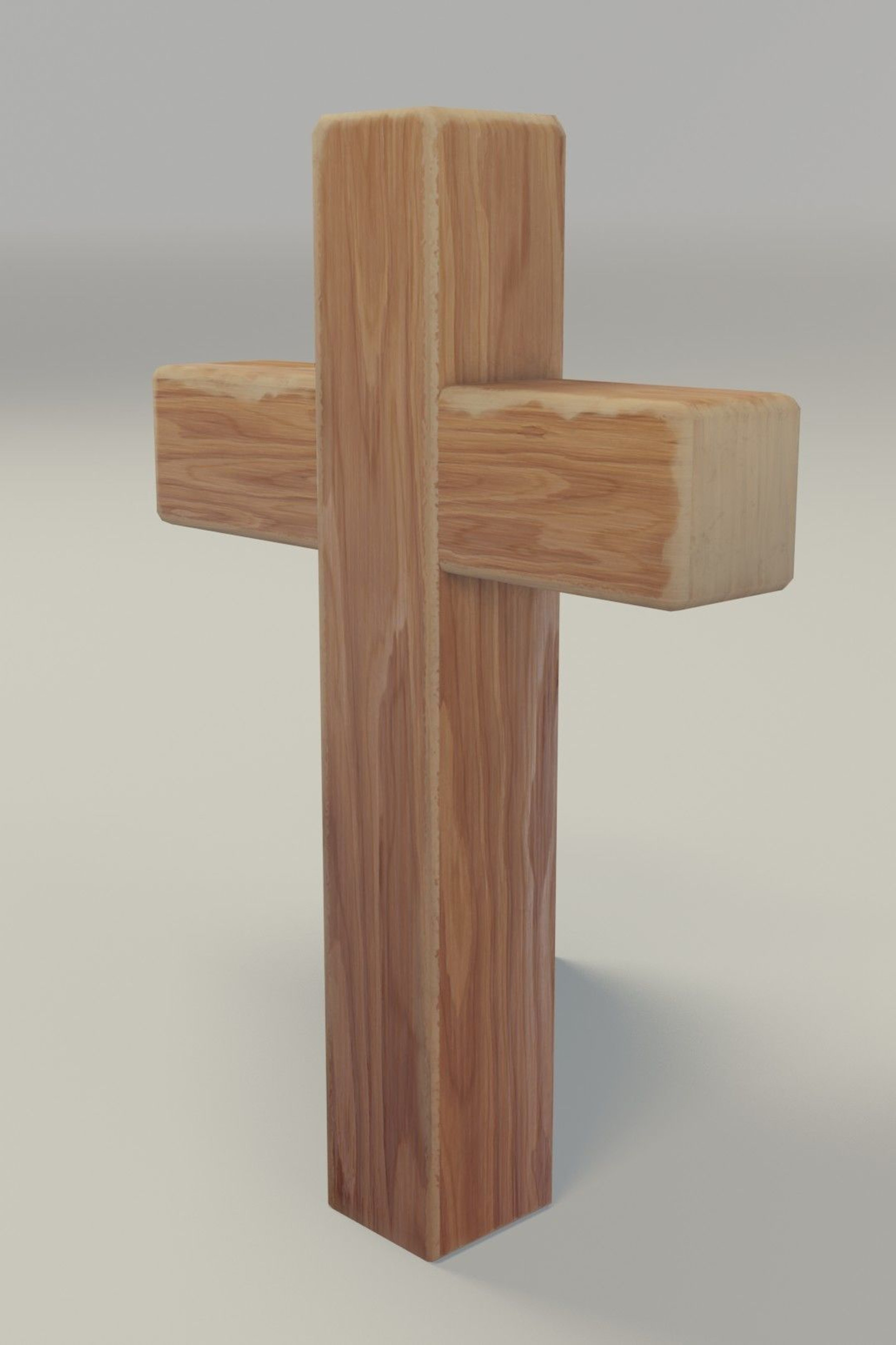 ArtStation - Wooden Cross 3D Model | Game Assets