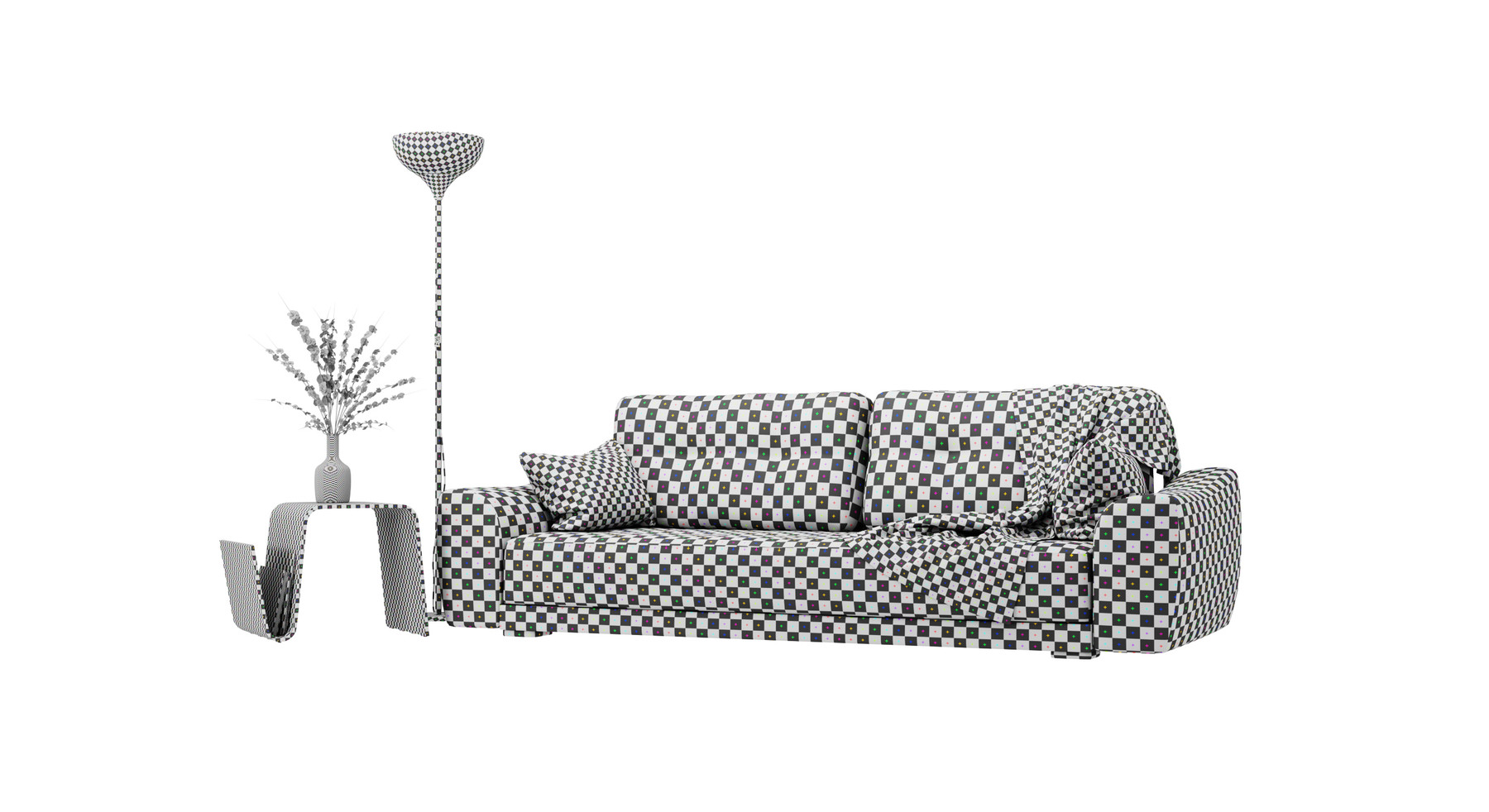 ArtStation Leather Sofa Set Resources