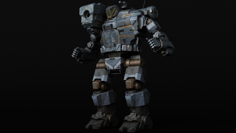 BATTLETECH Hunchback 3D print model