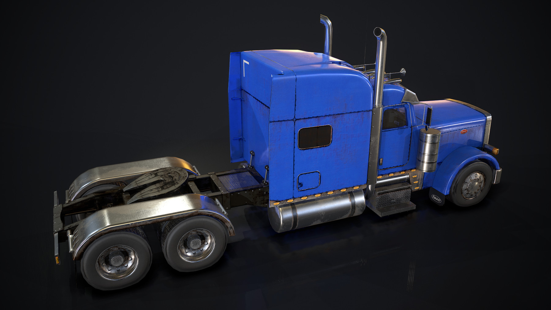 ArtStation - Peterbilt Truck - Low Poly | Game Assets