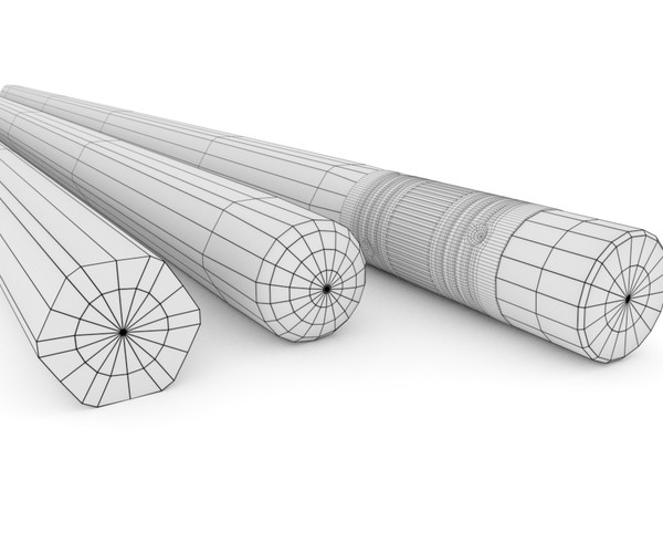 ArtStation - 3D Model: Graphite Pencils | Resources