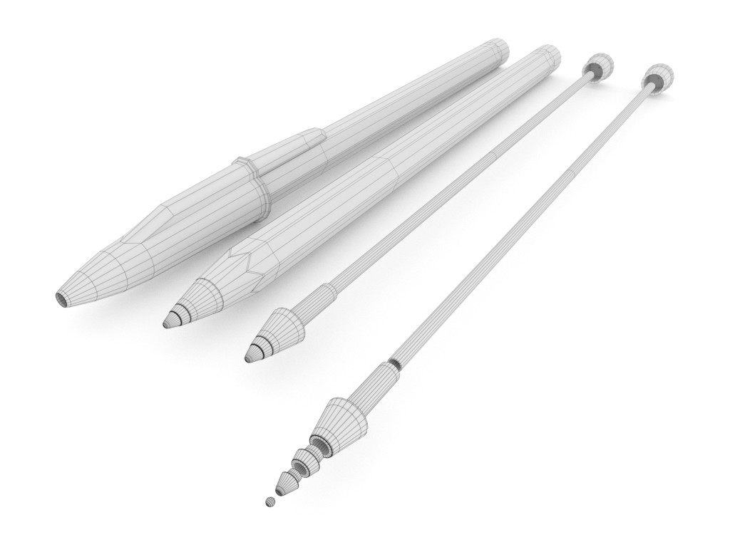 ArtStation 3D Model Pen Holder Resources