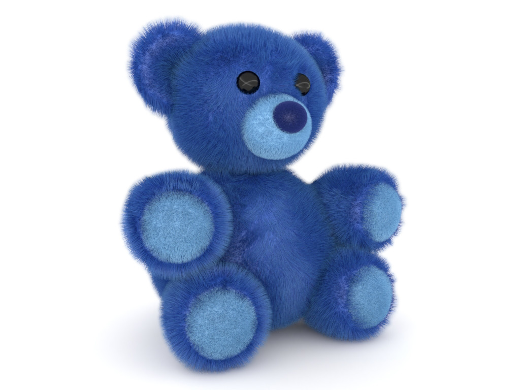 Teddy bear BLENDER 3D Model Cycles 3D model