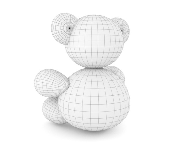 ArtStation - 4 Isometric Plush Teddy Bear SVG & Figma Vectors Bundle!