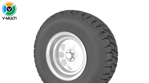 3D Model: Off-road Wheel