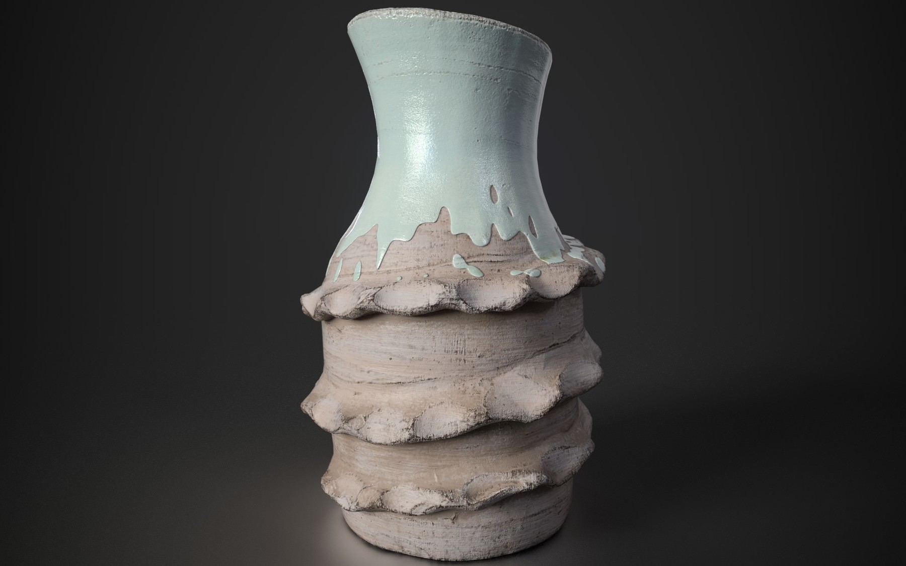 Speckled ceramic glaze on Substance 3D Community Assets