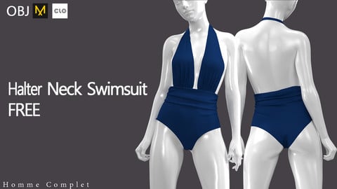 Women's Halter Neck Swimsuit