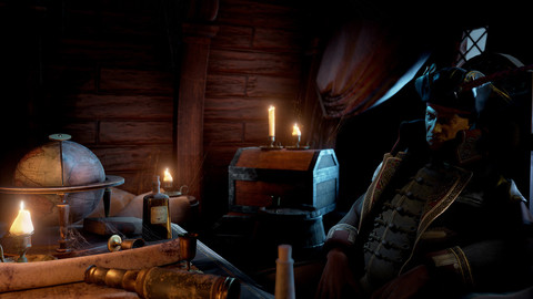 Pirate Cabin, Sailing boat interior props