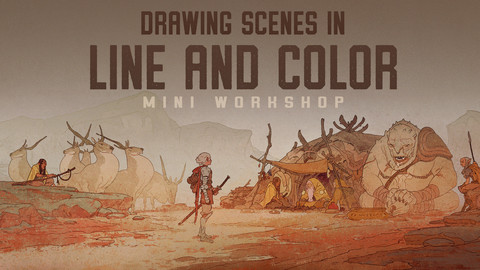 Drawing Scenes in Line and Color