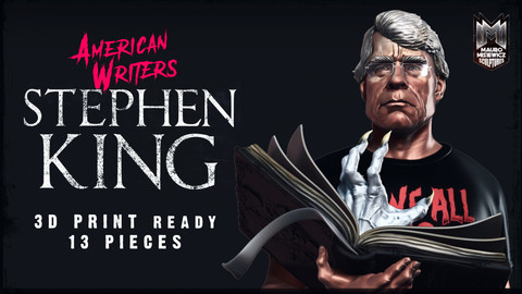 STEPHEN KING STATUE 3D PRINTABLE