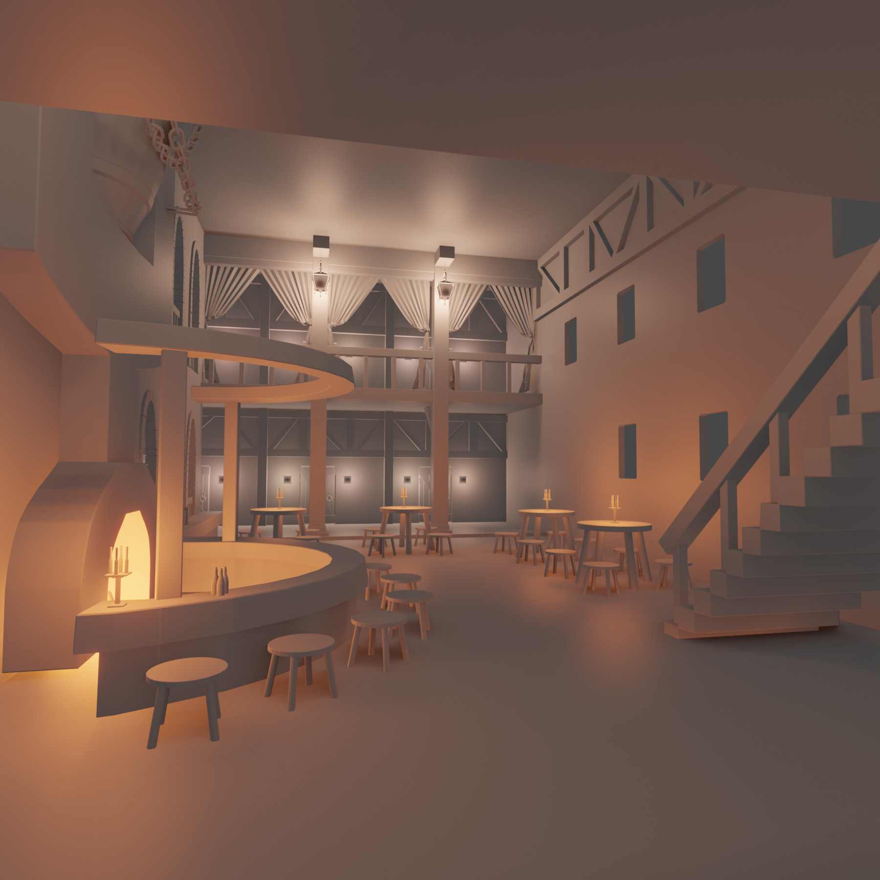 ArtStation - Big fantasy Inn | Resources