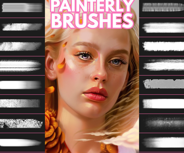 ArtStation - Painterly Brushes for Photoshop | Brushes