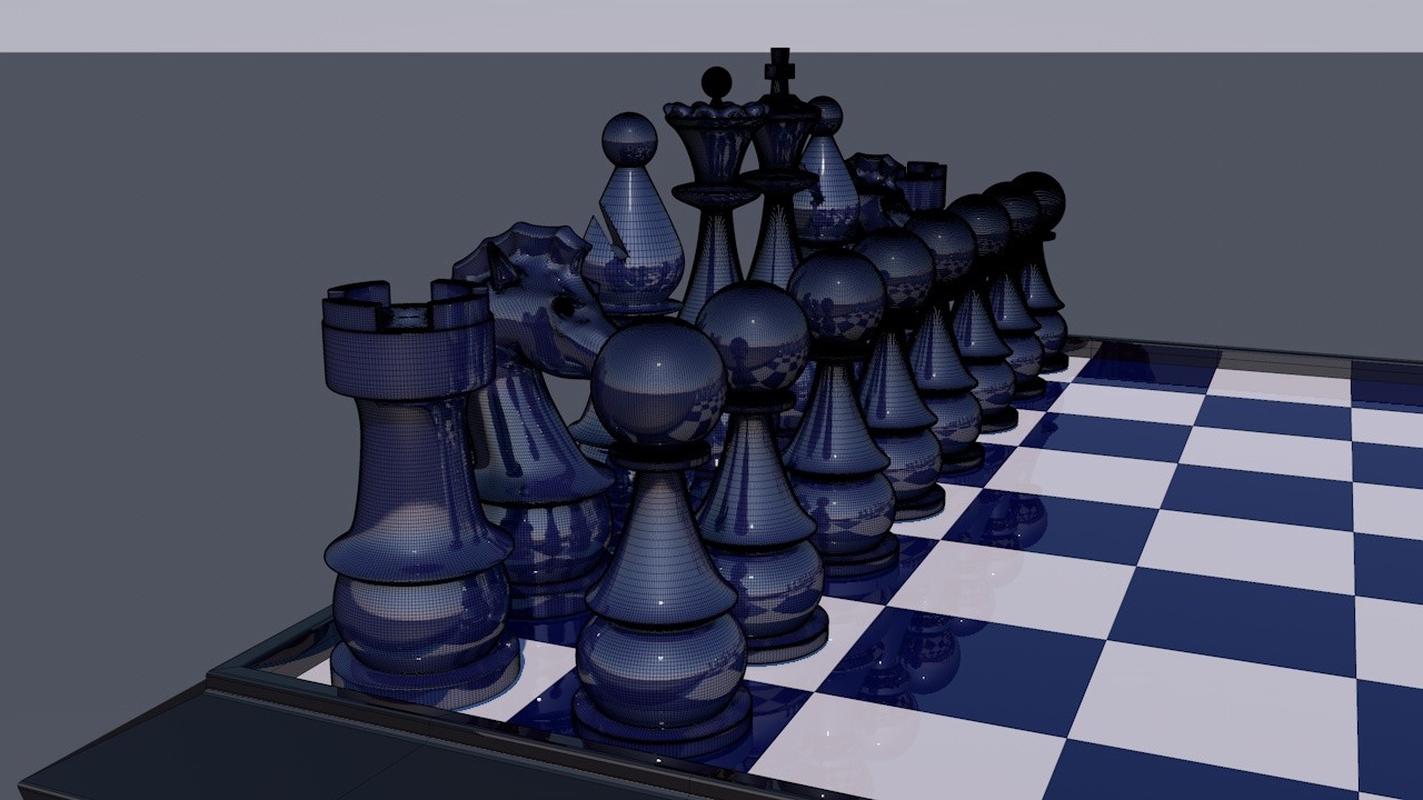 Chess Set - 3D Print Model by jd94