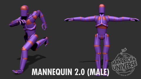 Zbrush Mannequin (Men) 2.0