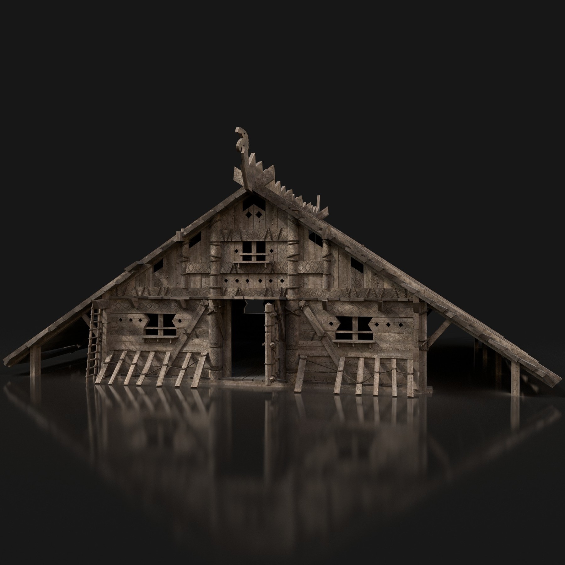 ArtStation AAA NEXTGEN VIKING MEDIEVAL NORSEMAN VILLAGE BUILDING