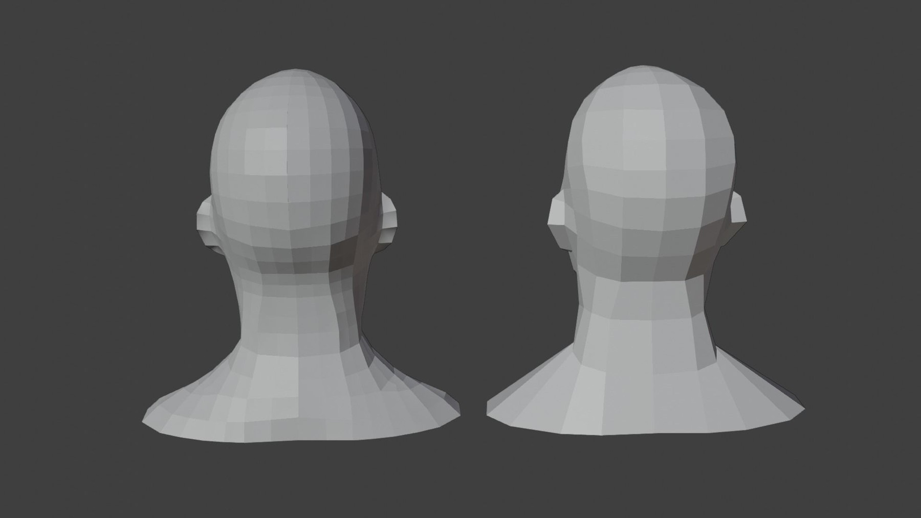 STL file 13 Male Head Sculpt 01 3D model Low-poly 3D model