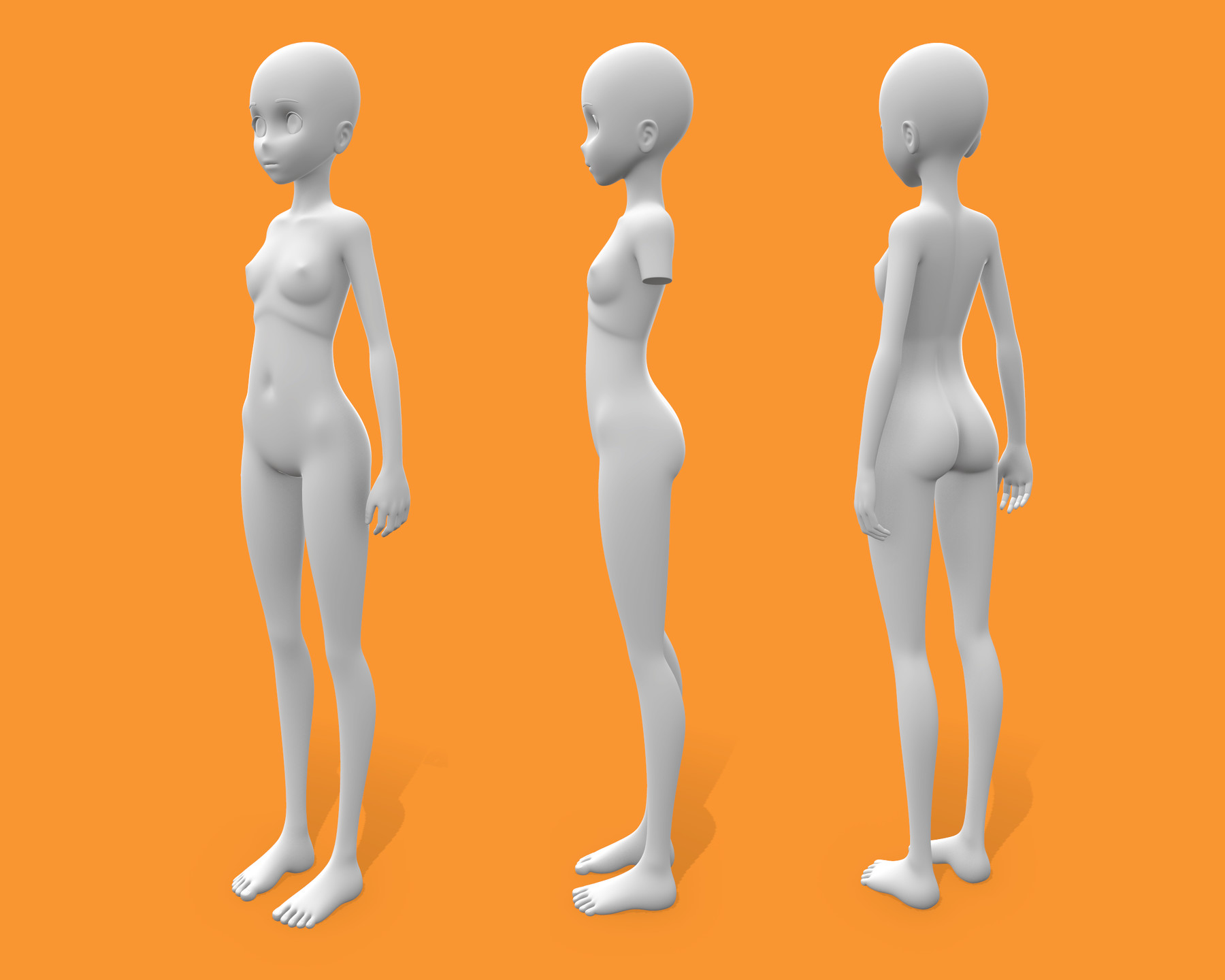 Featured image of post Anime Character Base Mesh Anime male and female base mesh can also be used as a reference for drawing and believe me it really cuts male body base mesh this 3d model were created to be base mesh for creating male characters