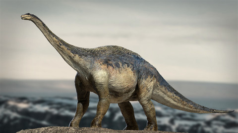 Argentinosaurus Rigged 3D model