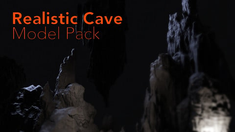 Realistic Cave Pack - High Poly Models