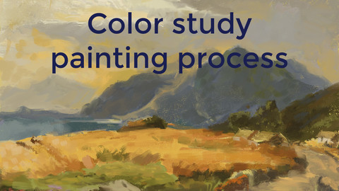 Color Study painting process