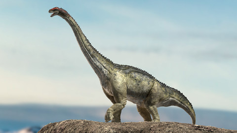 brontosaurus 3D (Rigged) model