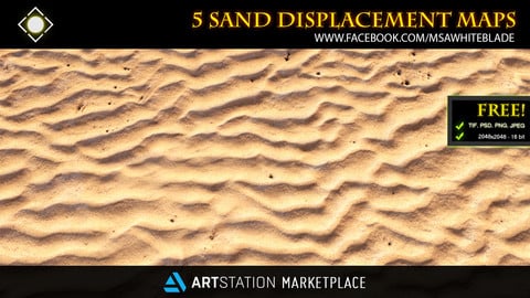 ZBrush/Mudbox - Sand Displacement Maps | FREE