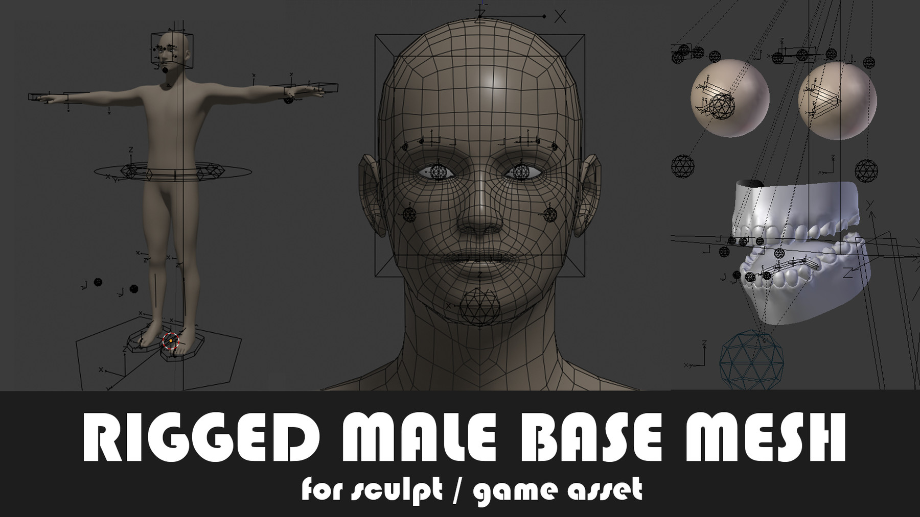 ArtStation - Male base mesh - for sculpting