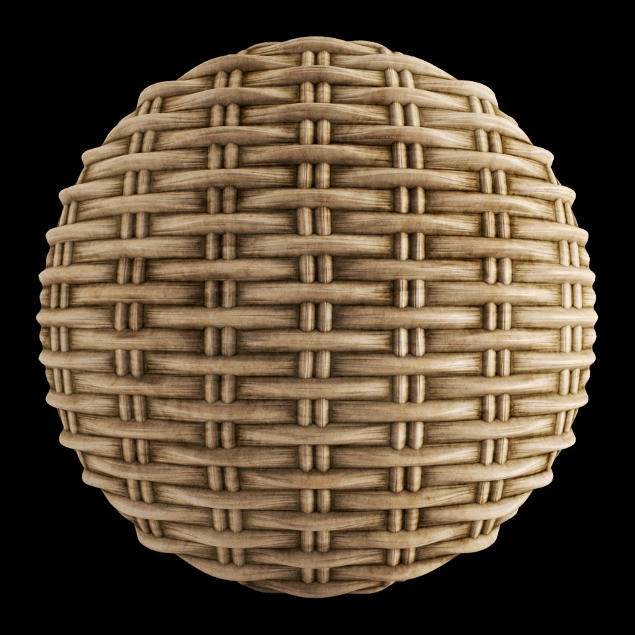 mgh3d PBR Rattan 4k material