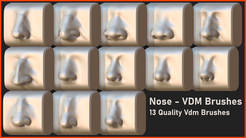 Zbrush - Nose - VDM Brushes