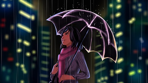 City of Lights (Digital Painting)