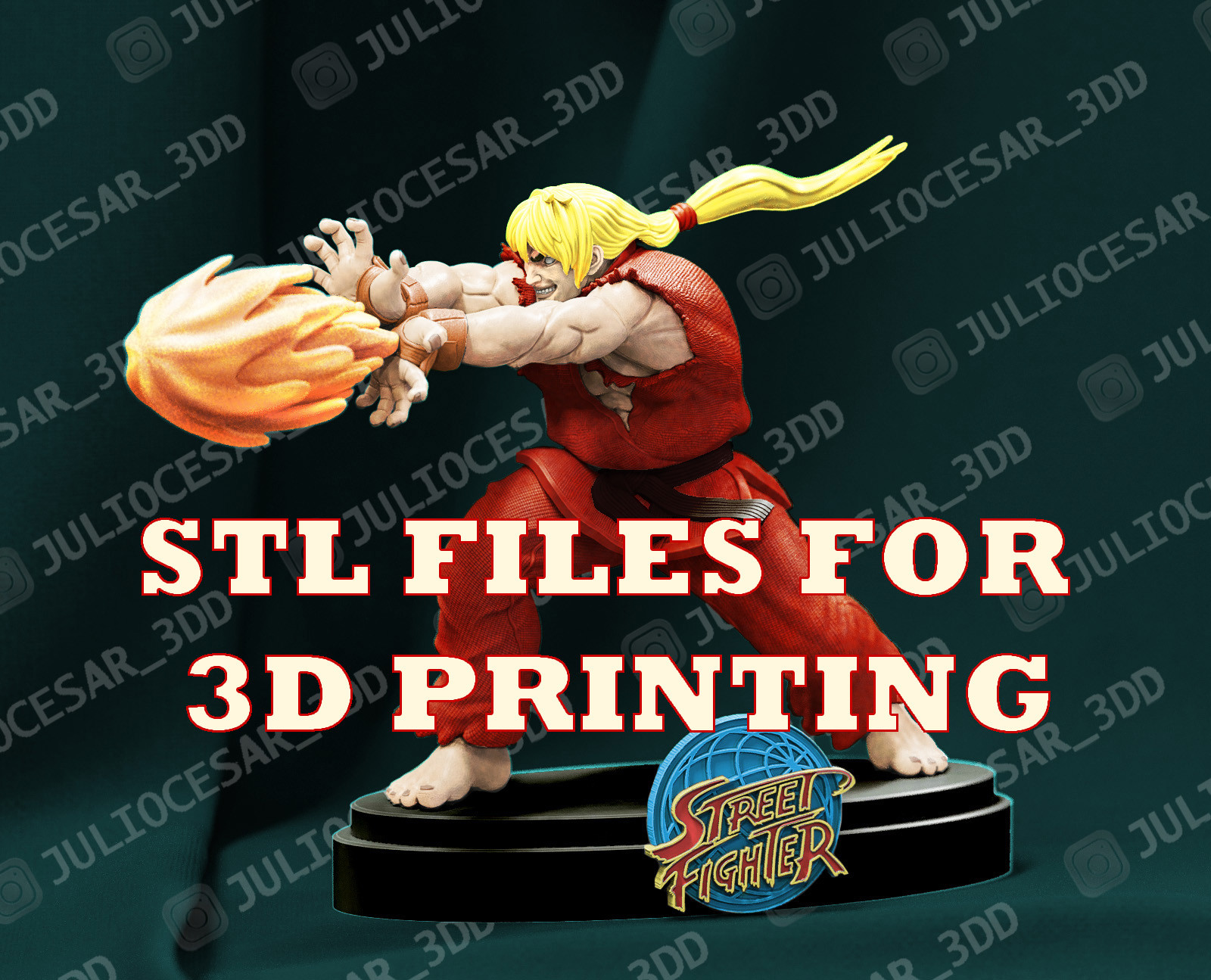 STL file ZANGIEF - STREET FIGHTER - 3D Printer Model 3D print