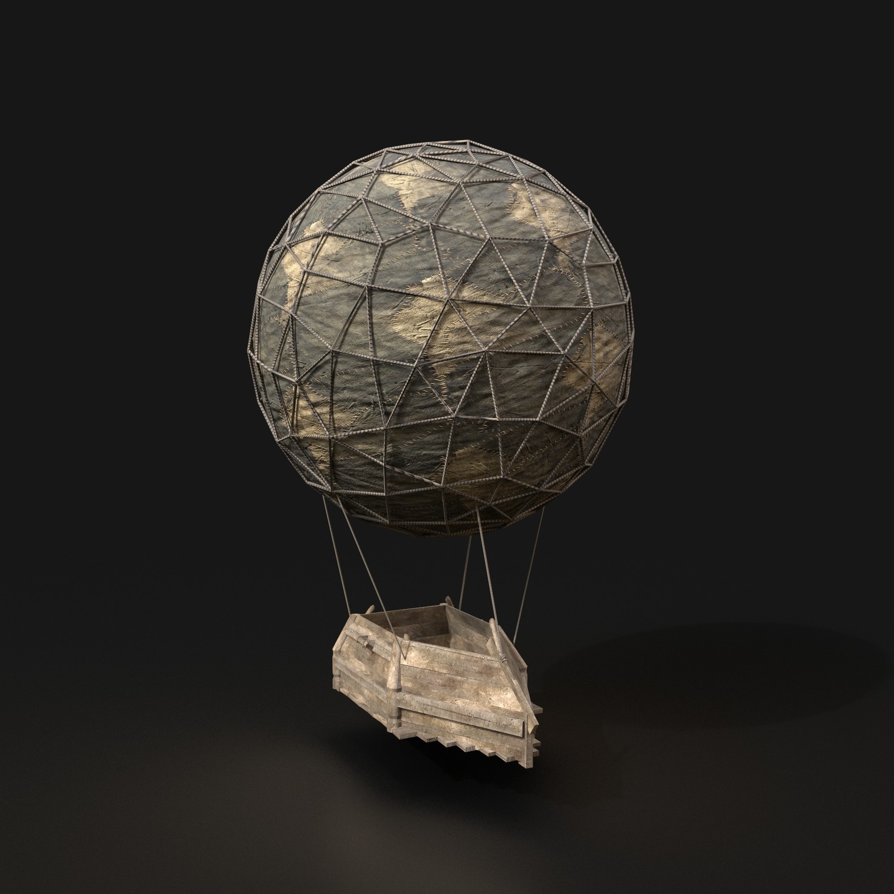 ArtStation - AAA NEXTGEN Medieval Small Balloon Airship Primal Wooden ...