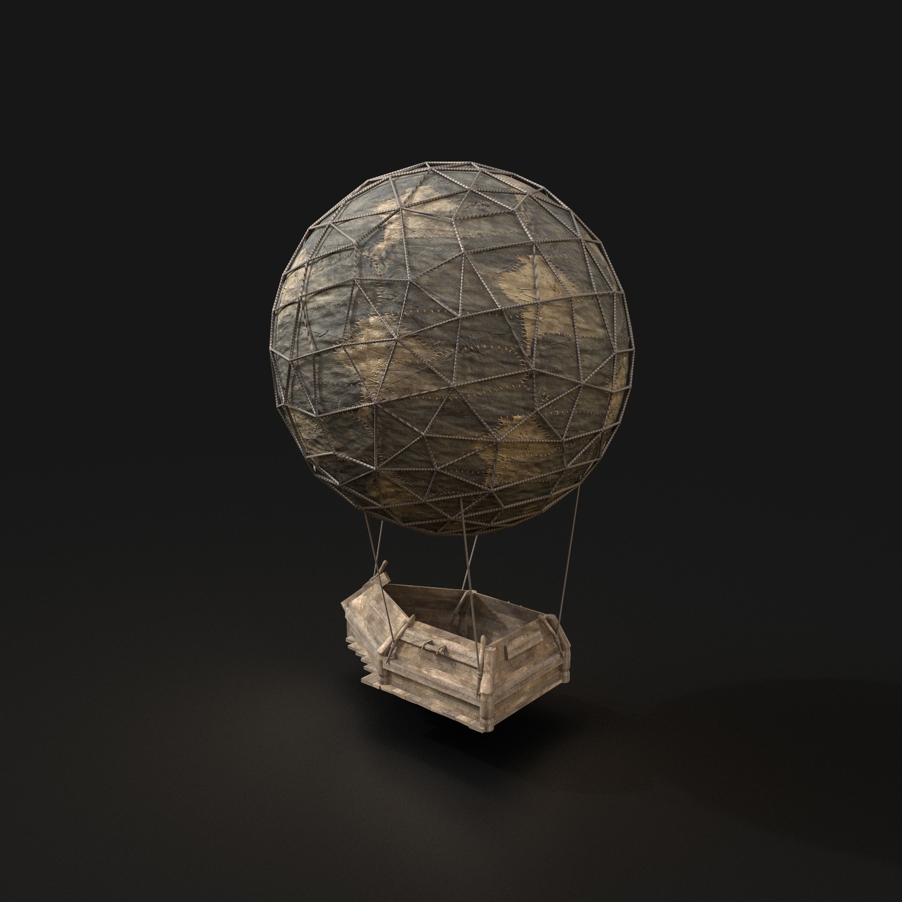 ArtStation - AAA NEXTGEN Medieval Small Balloon Airship Primal Wooden ...