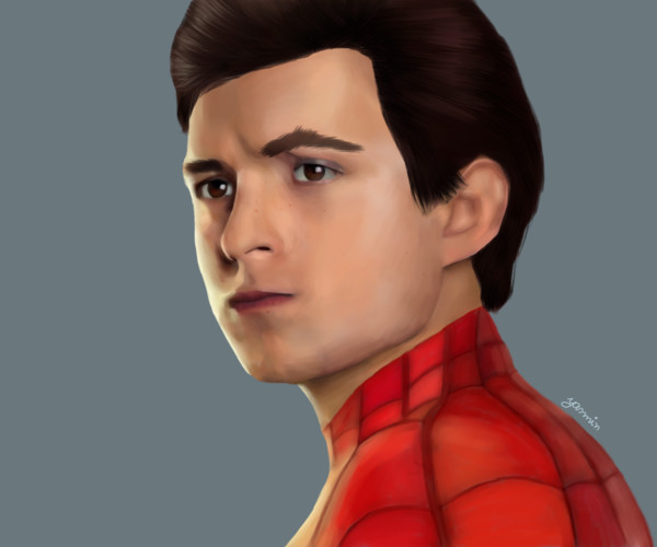 ArtStation - SPIDER-MAN Digital Painting | Artworks