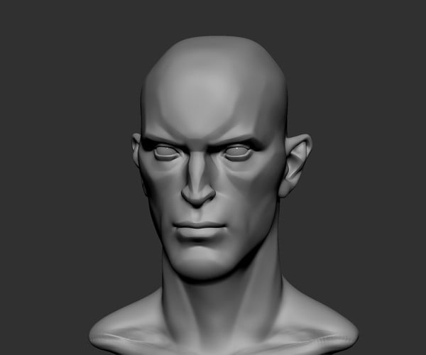 ArtStation - stylized Male head Basemesh2 | Resources