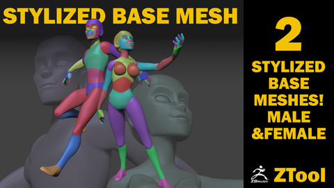Stylized Base Mesh Set