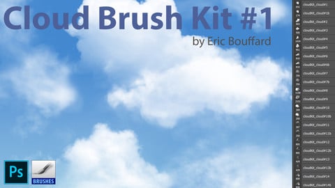 16 Cloud Brushes for Photoshop
